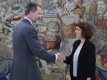 El Rey recibe a Alexandra Fernández El Rey recibe a Alexandra Fernández