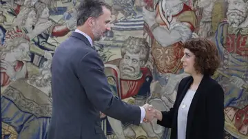 El Rey recibe a Alexandra Fernández El Rey recibe a Alexandra Fernández