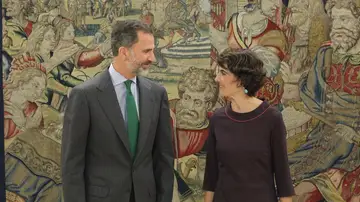 El Rey recibe a la representante de EQUO, Rosa Martínez Rodríguez El Rey recibe a la representante de EQUO, Rosa Martínez Rodríguez