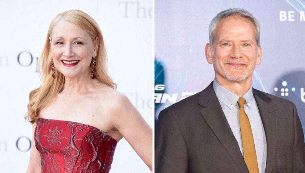 Patricia Clarckson y Campbell Scott 