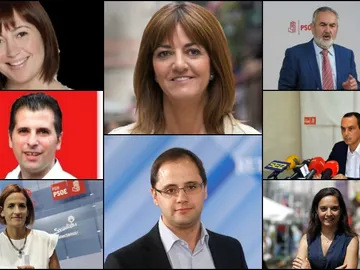 Los mandatarios socialistas críticos que han firmado el texto que pide la abstención técnica Los mandatarios socialistas críticos que han firmado el texto que pide la abstención técnica