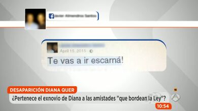 Las amenazas que recibió Diana Quer de un exnovio: 