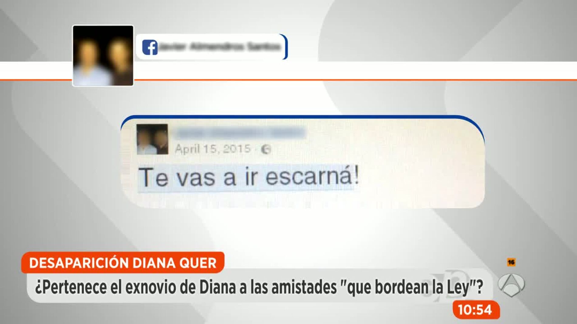 Te vas a ir escarn&aacute;.