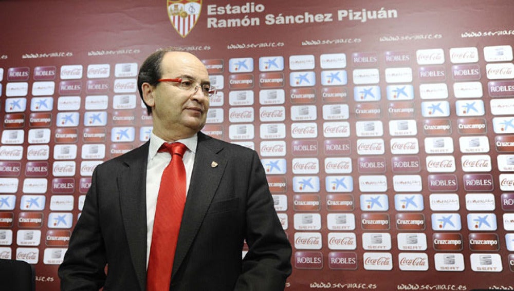Pepe Castro, presidente del Sevilla.