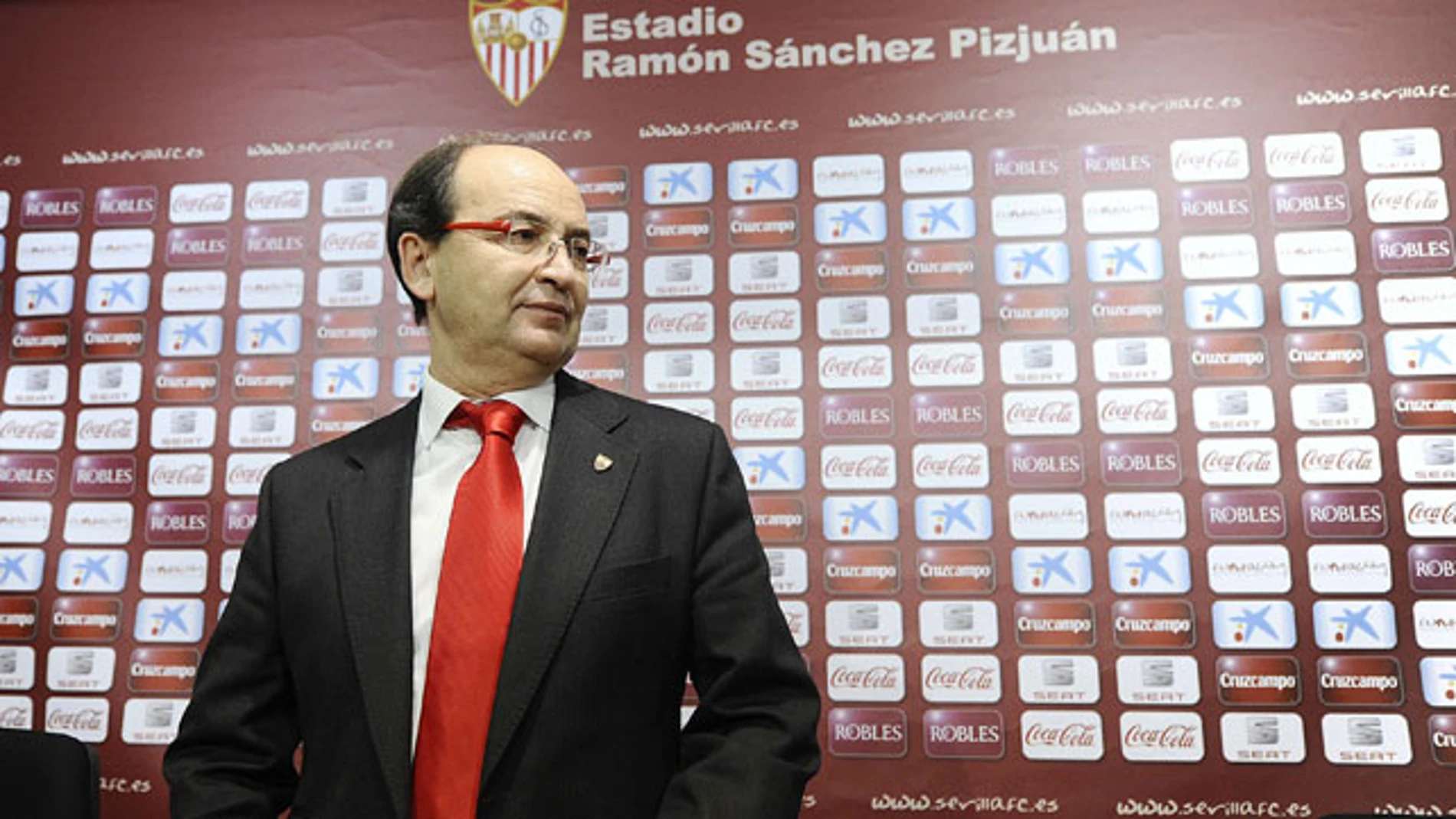 Pepe Castro, presidente del Sevilla. Pepe Castro, presidente del Sevilla.