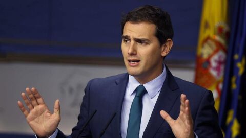 Albert Rivera en rueda de prensa