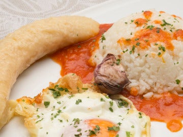 Arroz a la cubana, de Arguiñano Arroz a la cubana, de Arguiñano