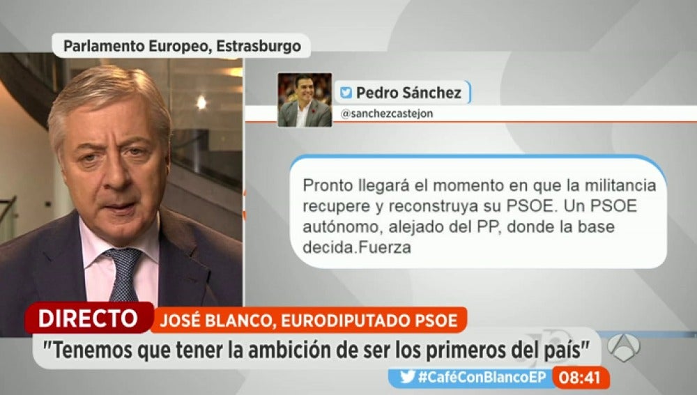 José Blanco en Espejo Público