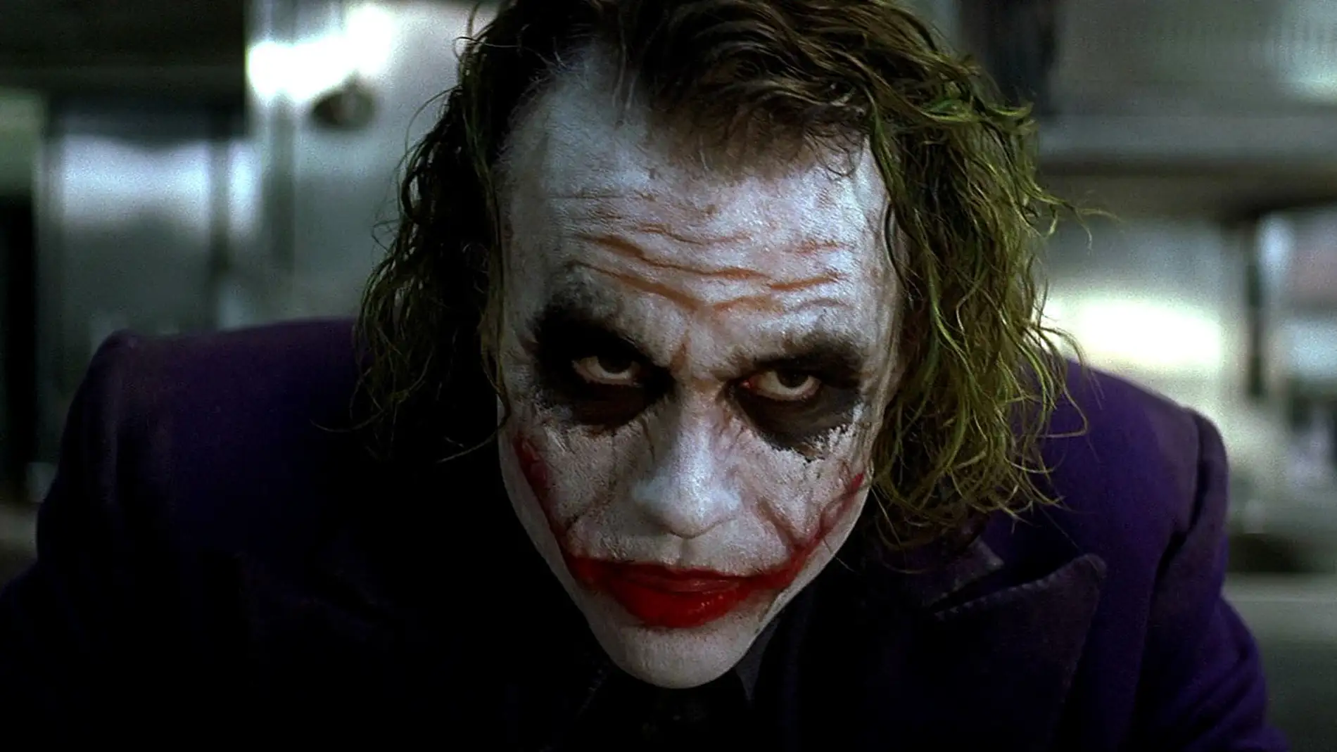 Heath Ledger en su interpretación del Joker