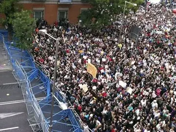 Manifestación de 'Rodea el Congreso', en una imagen de archivo.. Manifestación de 'Rodea el Congreso', en una imagen de archivo..