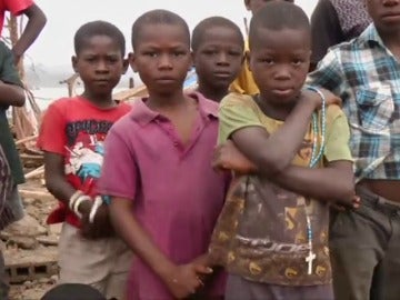 Niños en Haití