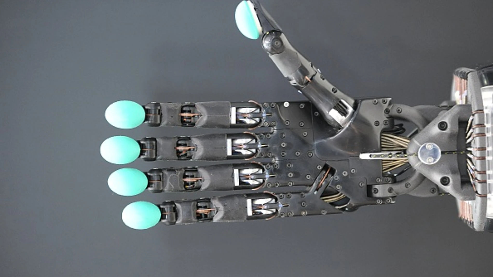 Una prótesis de mano Una prótesis de mano