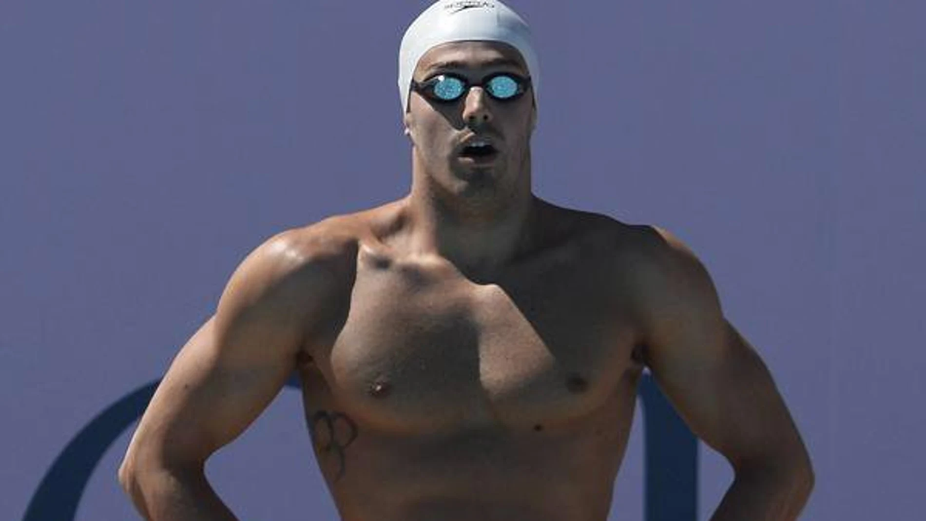 Rafa Muñoz, plusmarquista mundial de 50 mariposa Rafa Muñoz, plusmarquista mundial de 50 mariposa