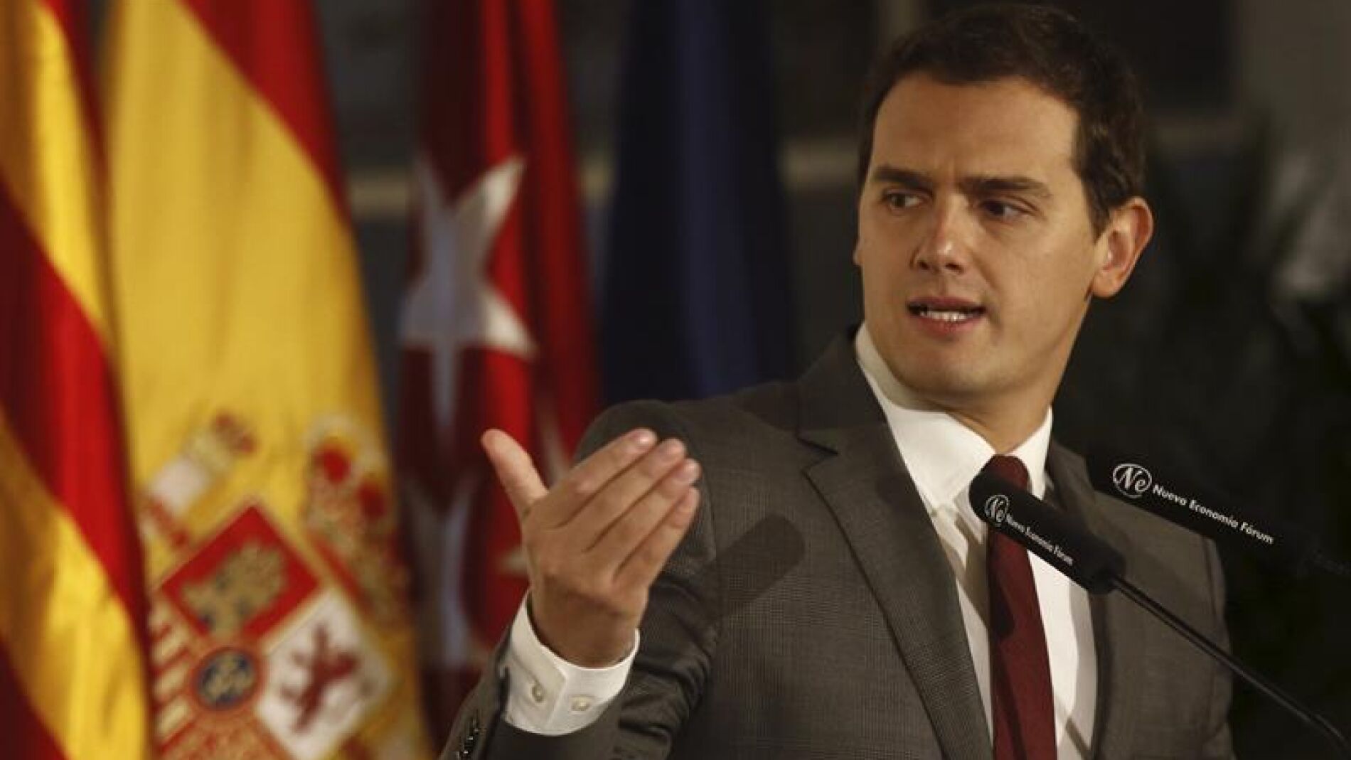  El l&iacute;der de Ciudadanos, Albert Rivera