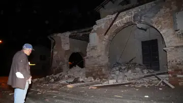 Daños por el terremoto en el centro de Italia Daños por el terremoto en el centro de Italia