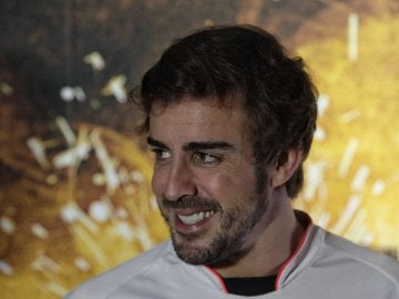 Fernando Alonso, durante el GP de México