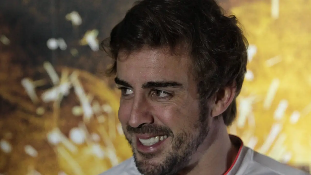 Fernando Alonso, durante el GP de México