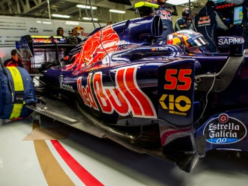 Sainz, a bordo del Toro Rosso