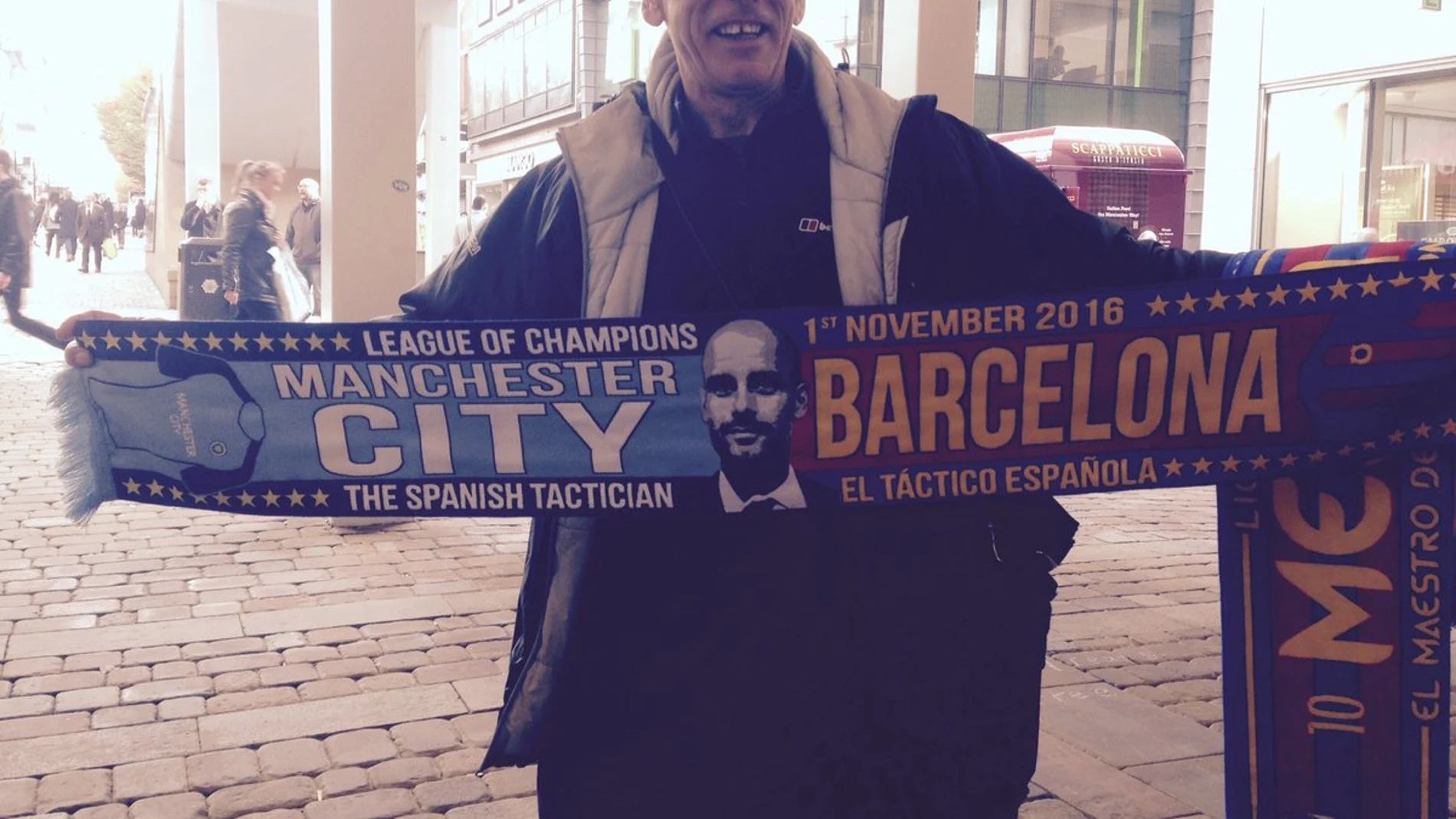 Bufanda conmemorativa del City - Barcelona