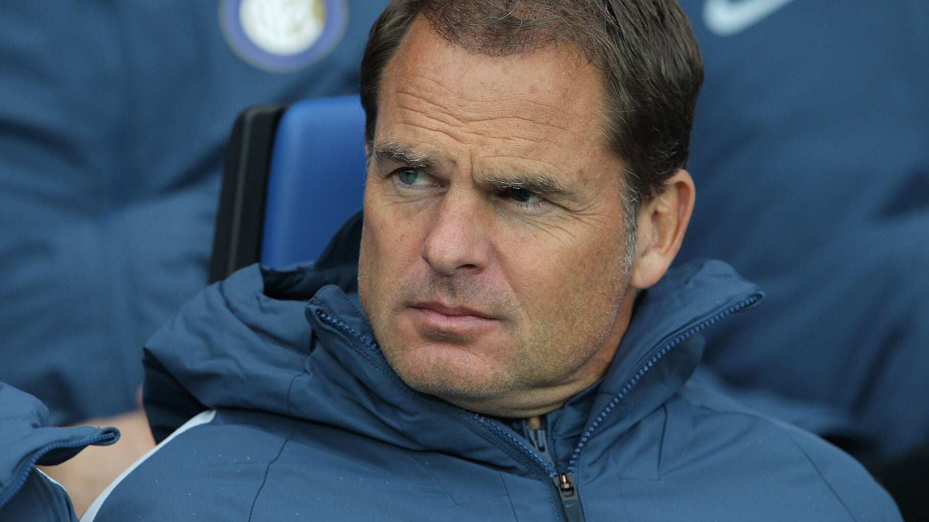 Frank de Boer, en el banquillo del Inter de Mil&aacute;n