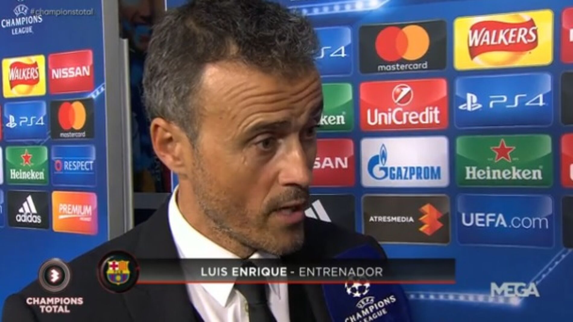 Luis Enrique, t&eacute;cnico del FC Barcelona