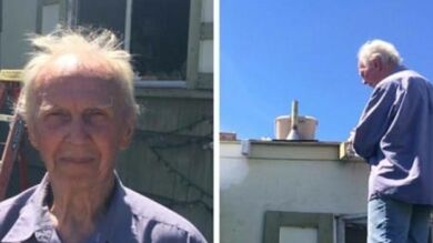 El generoso acto que recibió un anciano de 75 años al reparar su tejado