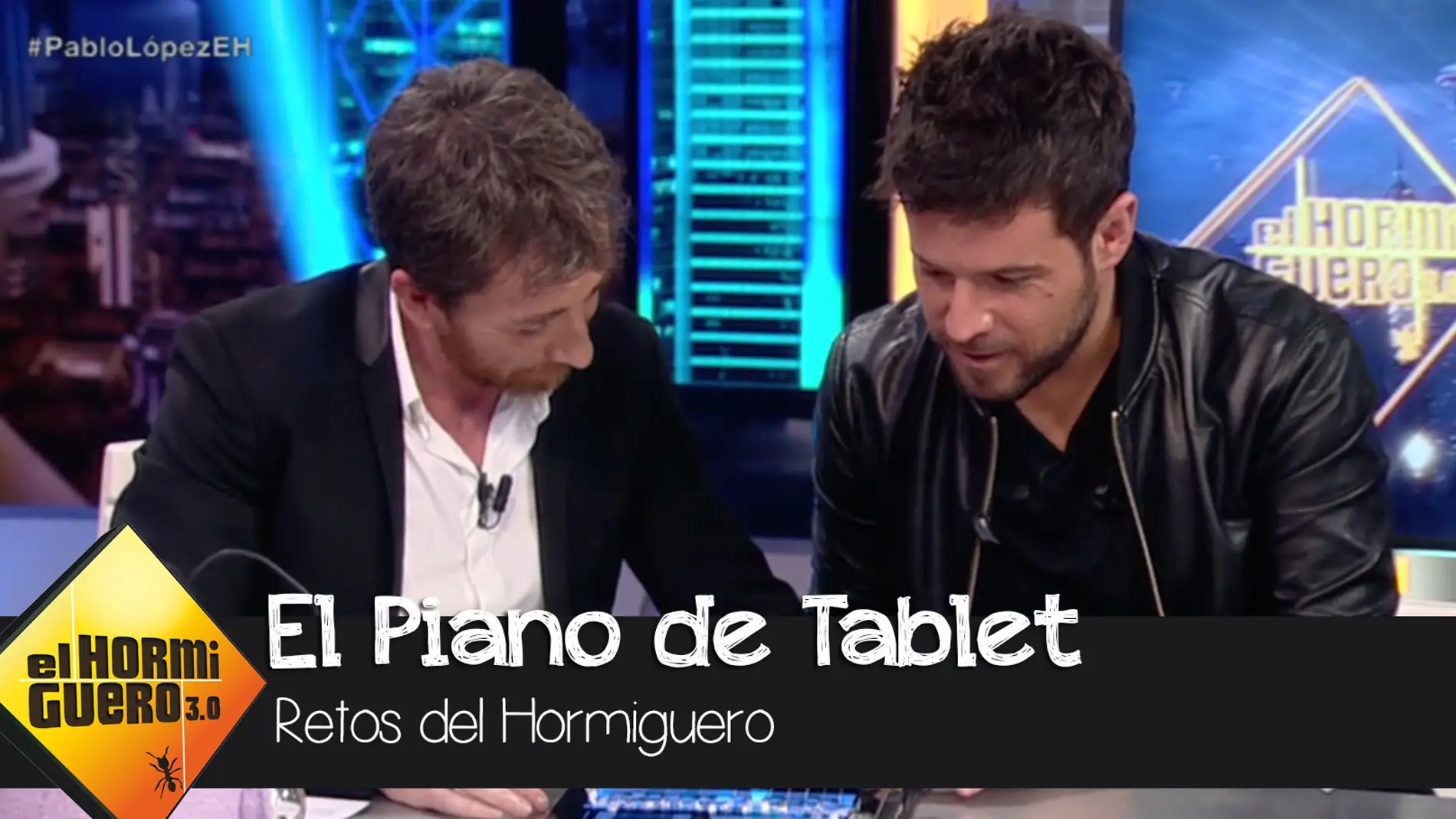 El Hormiguero - Una tablet y unas pinzas de madera y Pablo López hace magia