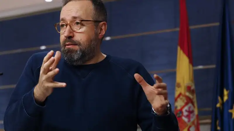 Juan Carlos Girauta, en su rueda de prensa en el Congreso de los Diputados. Juan Carlos Girauta, en su rueda de prensa en el Congreso de los Diputados.