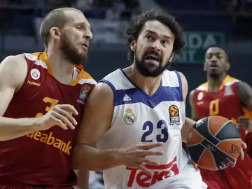Sergio Llull ante el Galatasaray Sergio Llull ante el Galatasaray