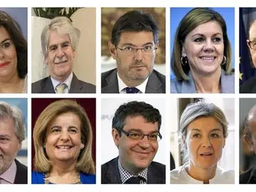 Los ministros del nuevo Gobierno de Mariano Rajoy Los ministros del nuevo Gobierno de Mariano Rajoy
