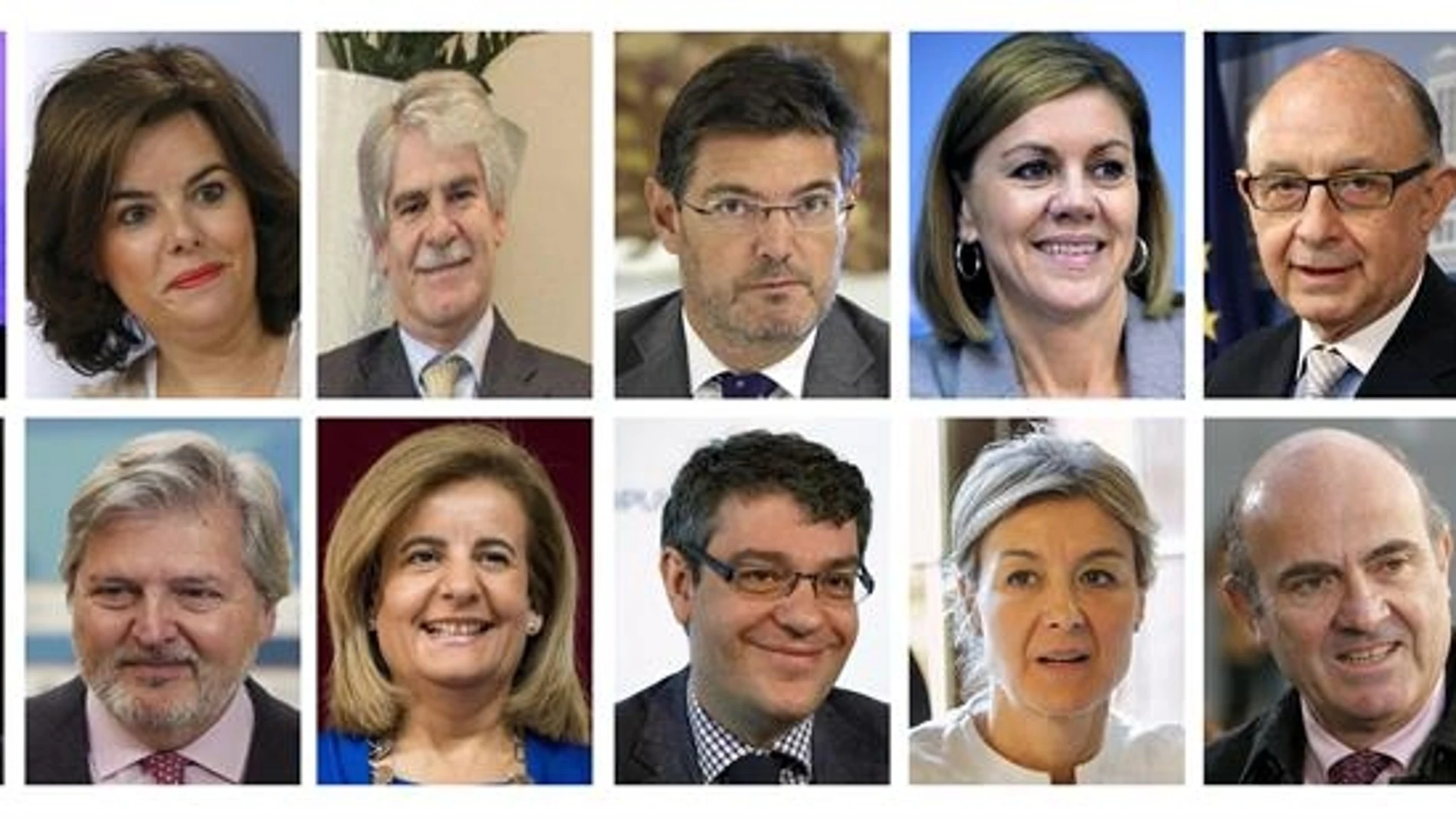 Los ministros del nuevo Gobierno de Mariano Rajoy Los ministros del nuevo Gobierno de Mariano Rajoy