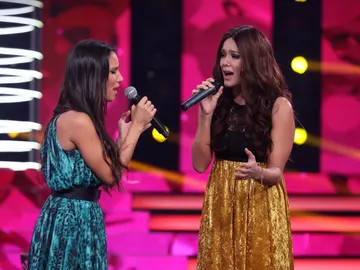 Derroche de emoción con la unión de voces de India Martínez y Lorena Gómez Derroche de emoción con la unión de voces de India Martínez y Lorena Gómez