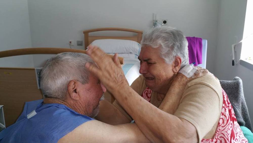 Matrimonio de ancianos de Tenerife