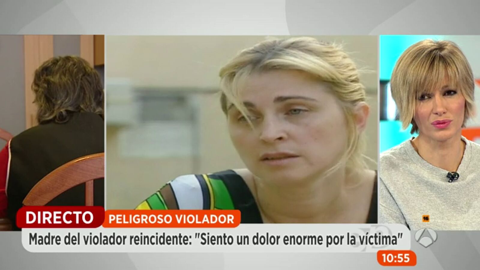 La madre del violador de Igualada: 