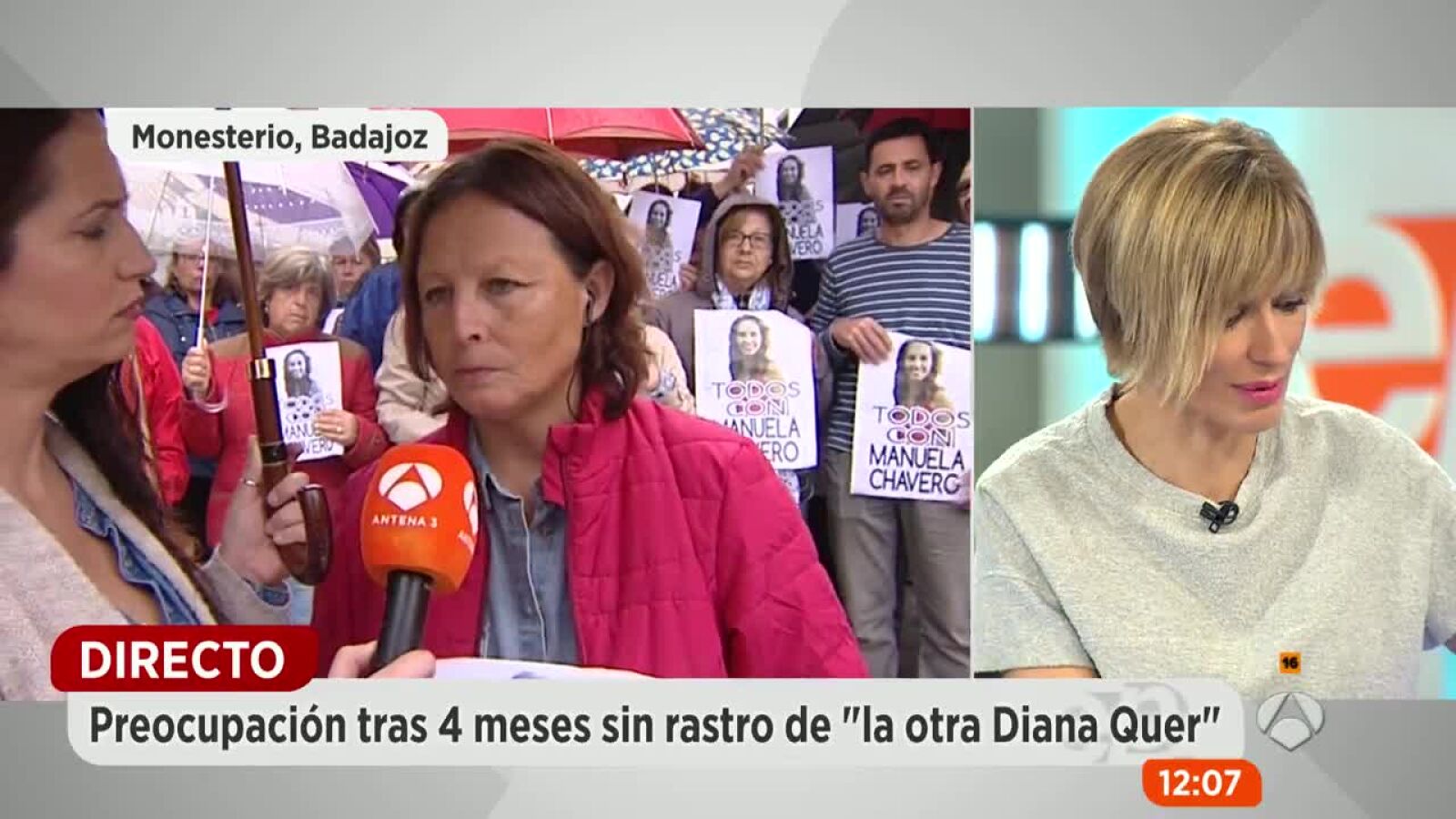 La hermana de Manuela Chavero: 
