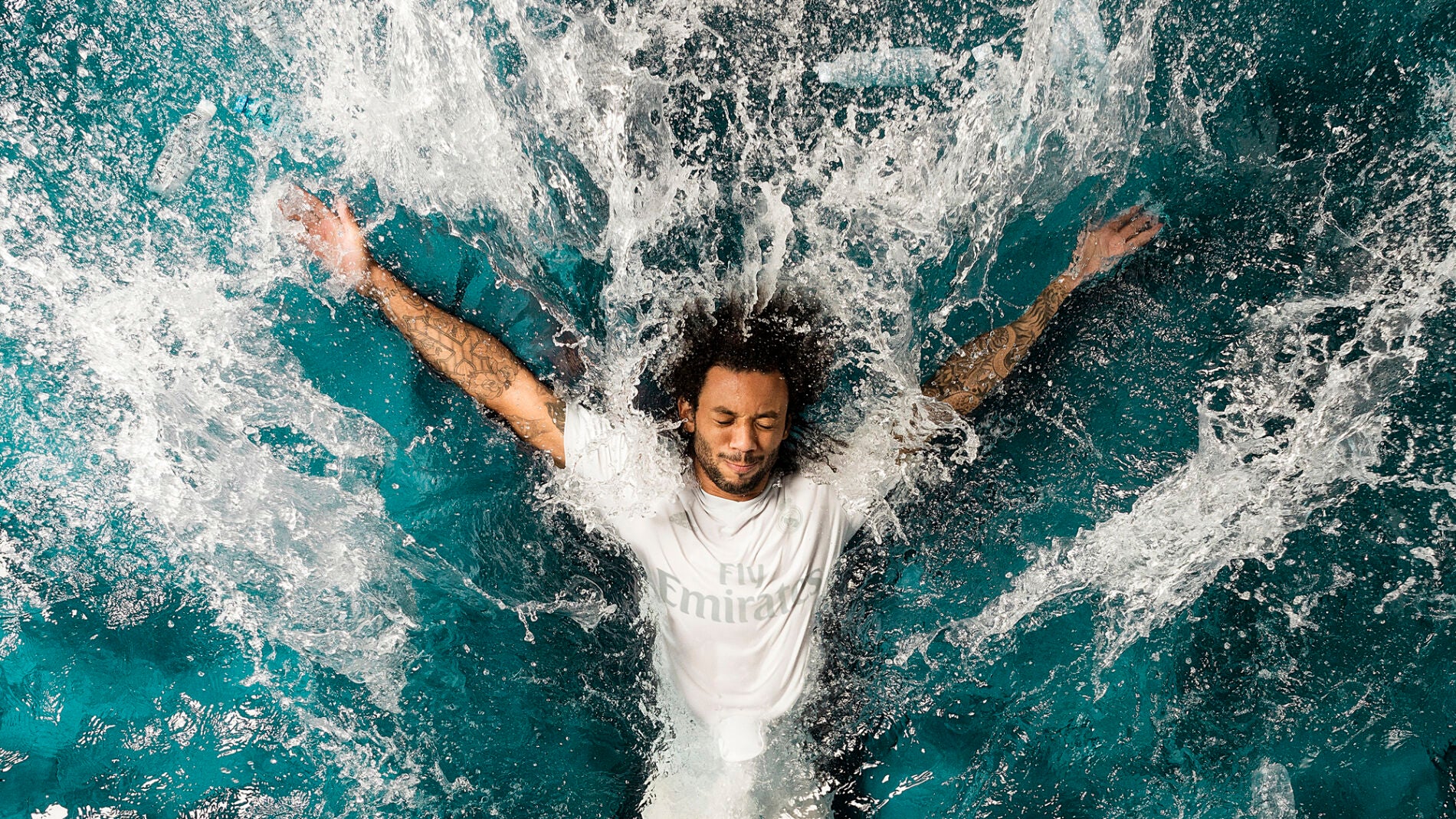 Campa&ntilde;a promocional de Marcelo con la camiseta reciclada