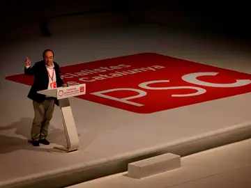 Miquel Iceta durante el congreso del PSC Miquel Iceta durante el congreso del PSC