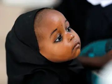 Una bebé en Nigeria Una bebé en Nigeria