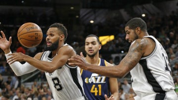 Los Spurs, contra los Jazz