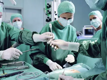 Imagen de archivo de un quirófano Imagen de archivo de un quirófano