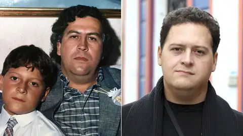 Sebastián Marroquín, hijo de Pablo Escobar Sebastián Marroquín, hijo de Pablo Escobar