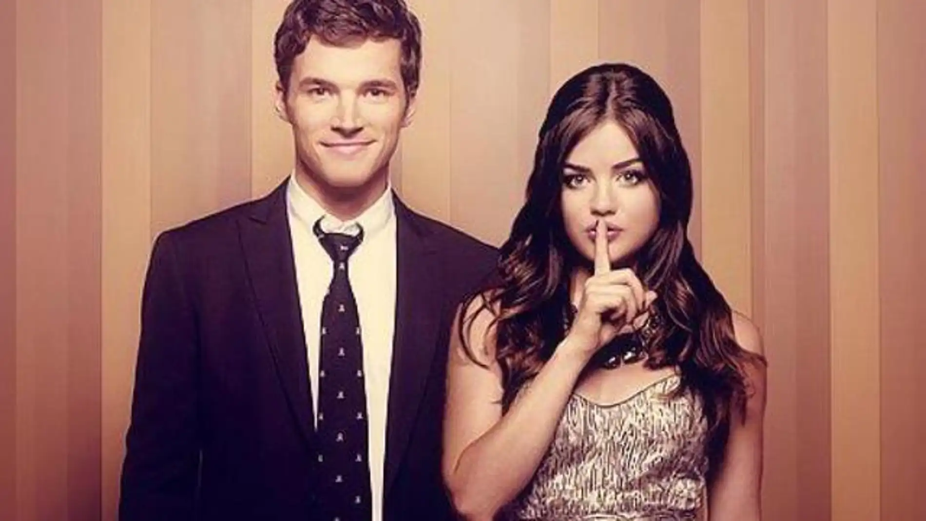 Ezra y Aria en 'Pretty Lilltle Liars'