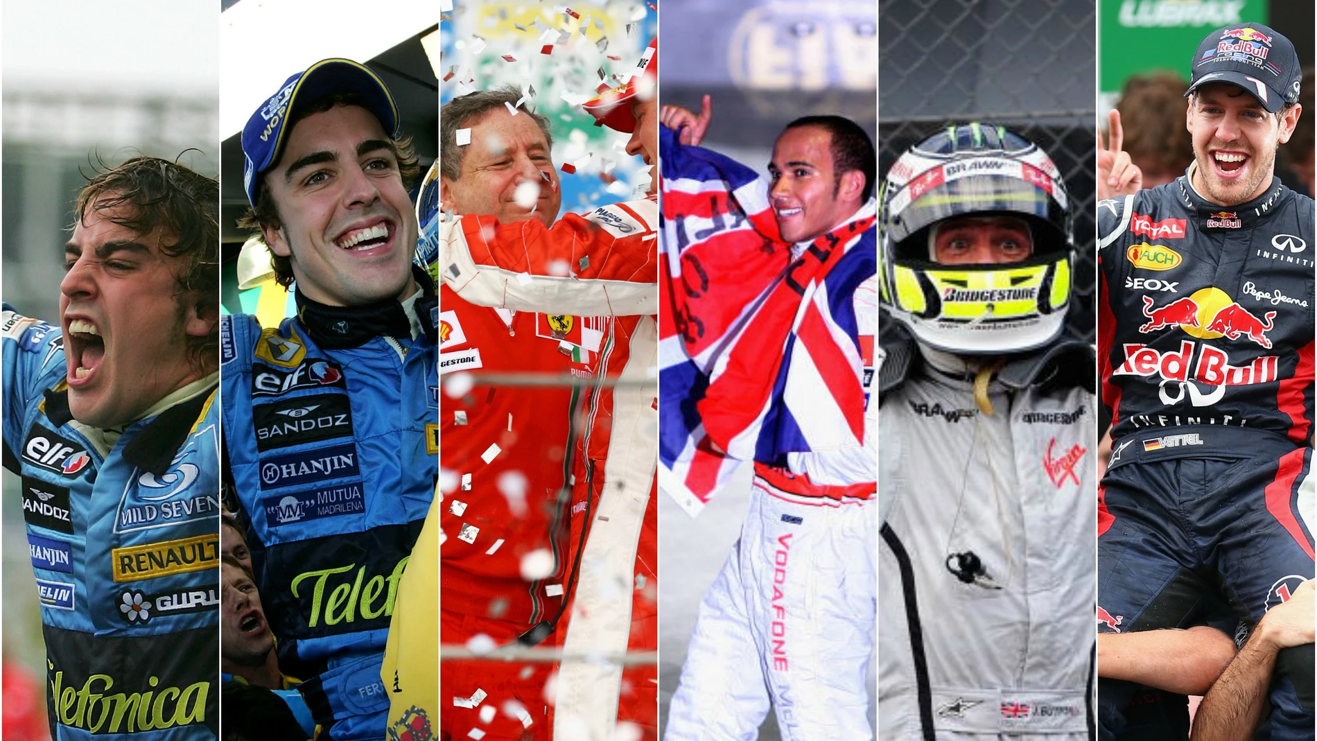 Seis pilotos que se proclamaron campeones en Sao Paulo