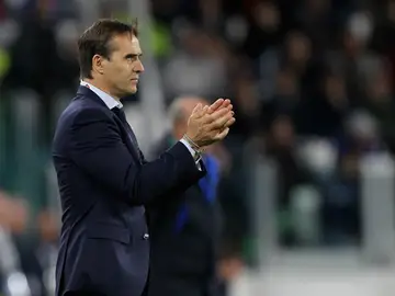Lopetegui, en un partido con España Lopetegui, en un partido con España