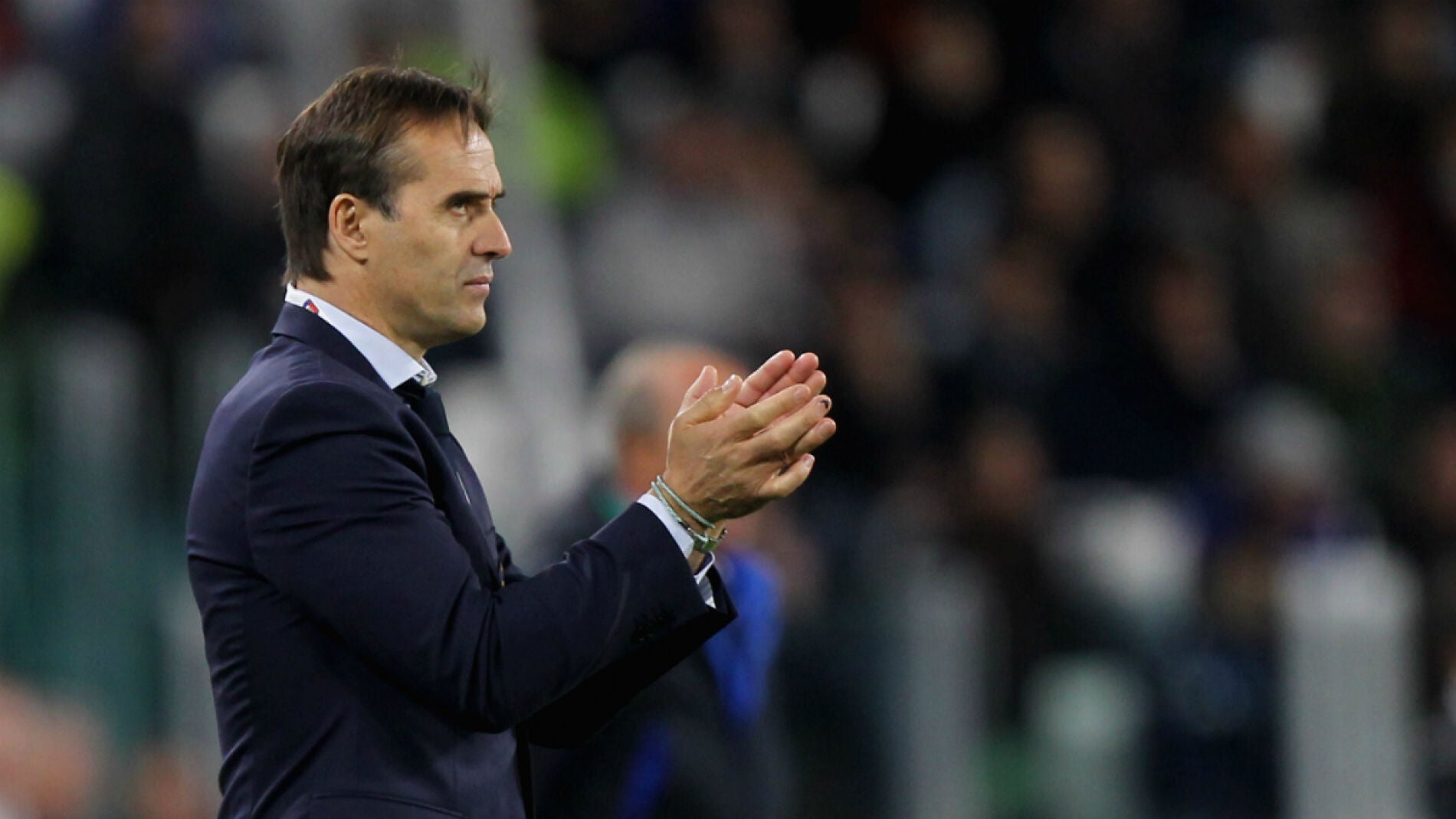Lopetegui, en un partido con Espa&ntilde;a