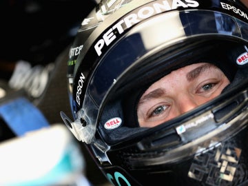 Rosberg luce casco