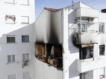 Explosión de gas en una vivienda en Zaragoza Explosión de gas en una vivienda en Zaragoza