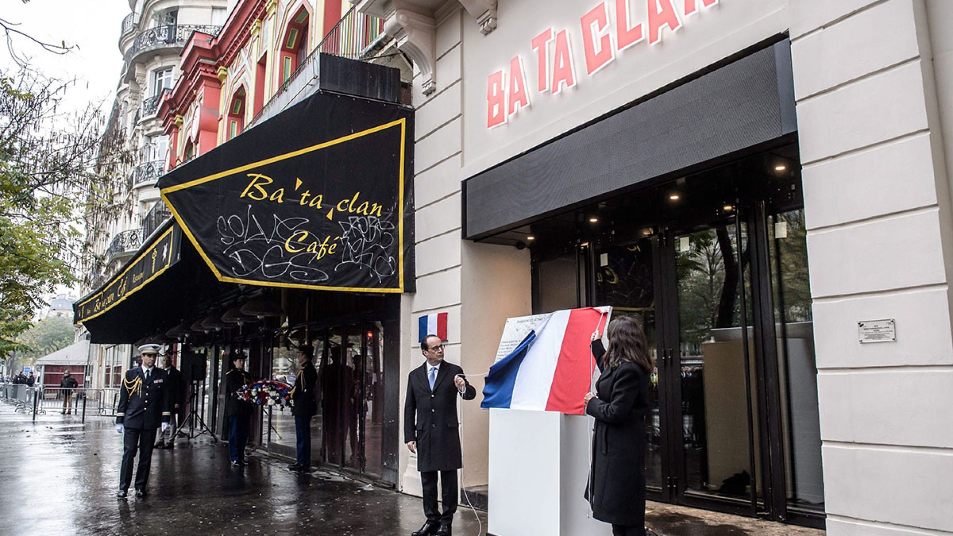 Ceremonia de homenaje a las v&iacute;ctimas de Bataclan