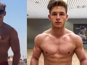 Dylan Money antes yd espués de dar un cambio radical a su vida Dylan Money antes yd espués de dar un cambio radical a su vida