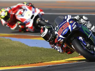 Jorge Lorenzo, durante el GP de Cheste Jorge Lorenzo, durante el GP de Cheste